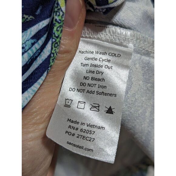 SanSoleil Women Multicolor Golf UPF 50 Pebble Beach Logo Long Sleeve Shirt Large - Picture 6 of 6